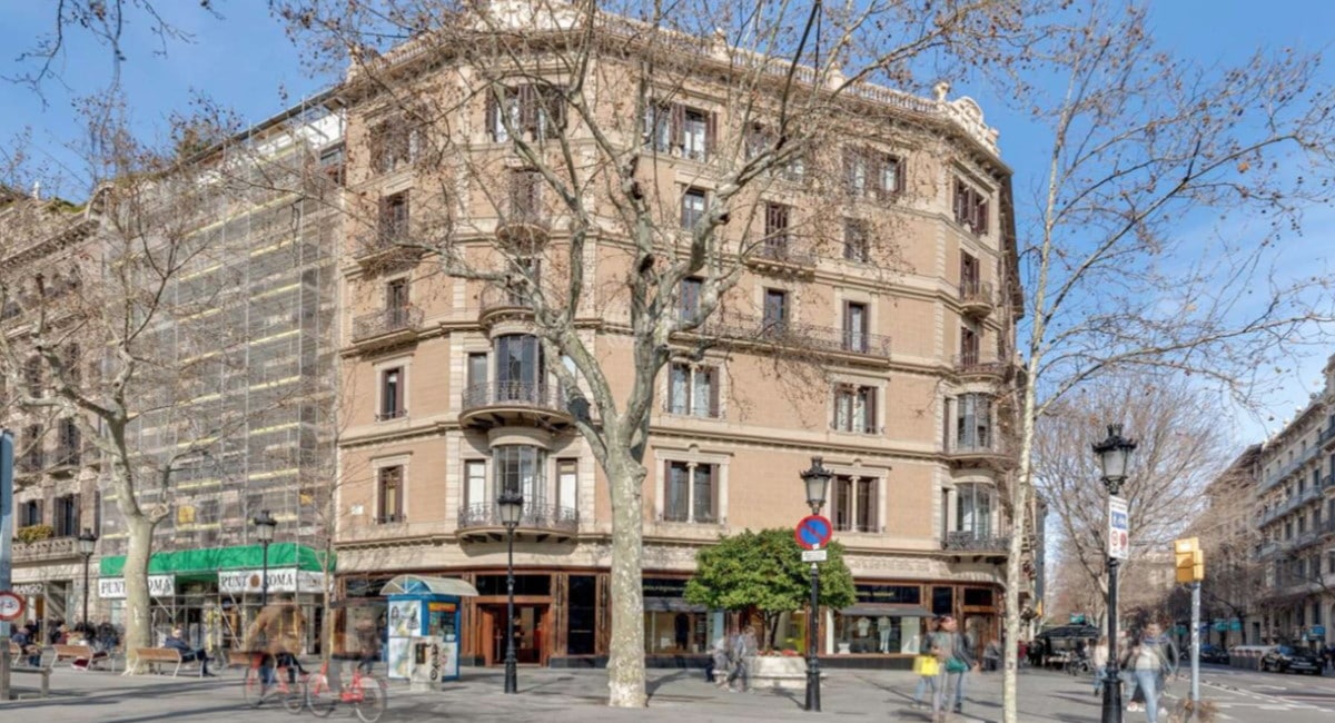 Oficinas de Herento en Paseo de Gracia Barcelona .Edificio del Paseo de Gracia